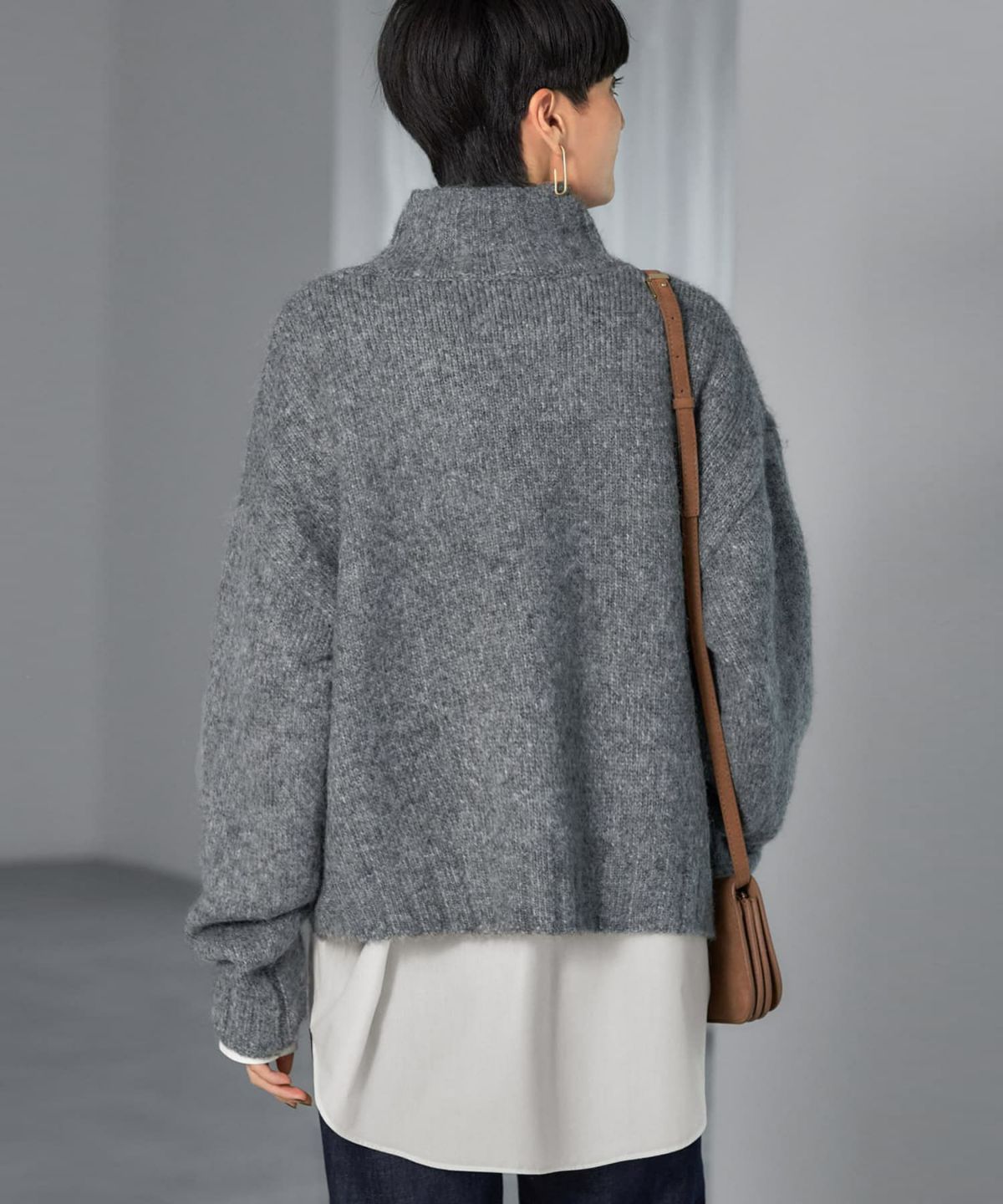 着用イメージ 165cm グレー
