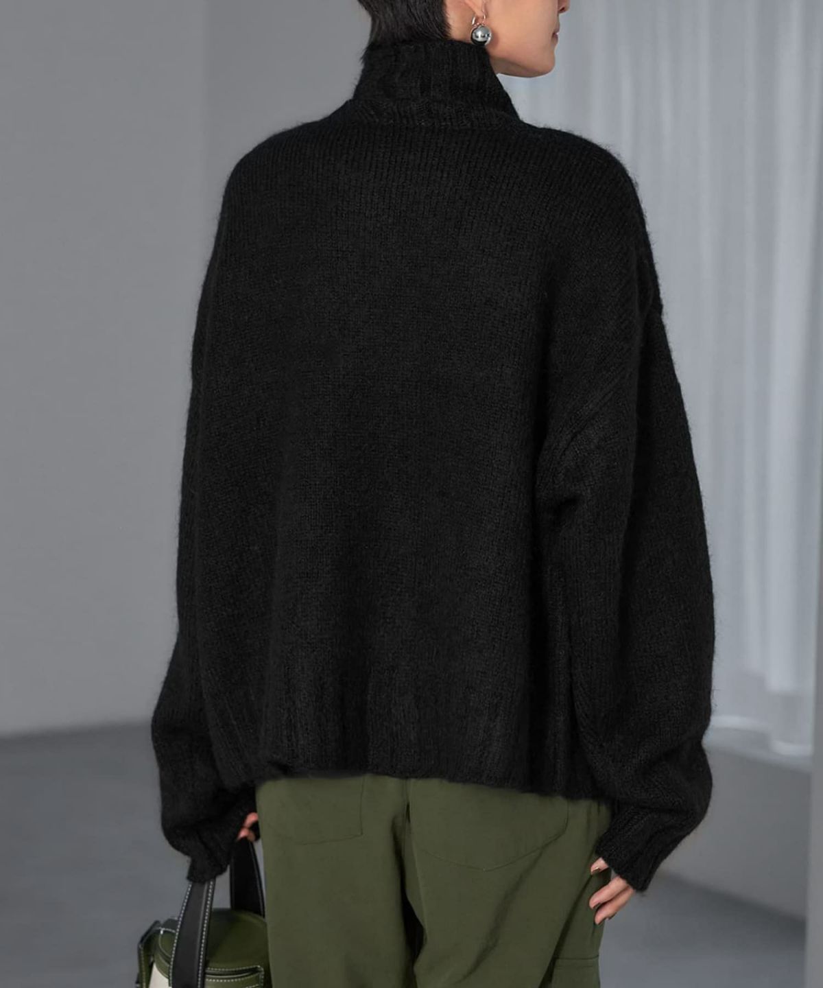 着用イメージ 165cm ブラック