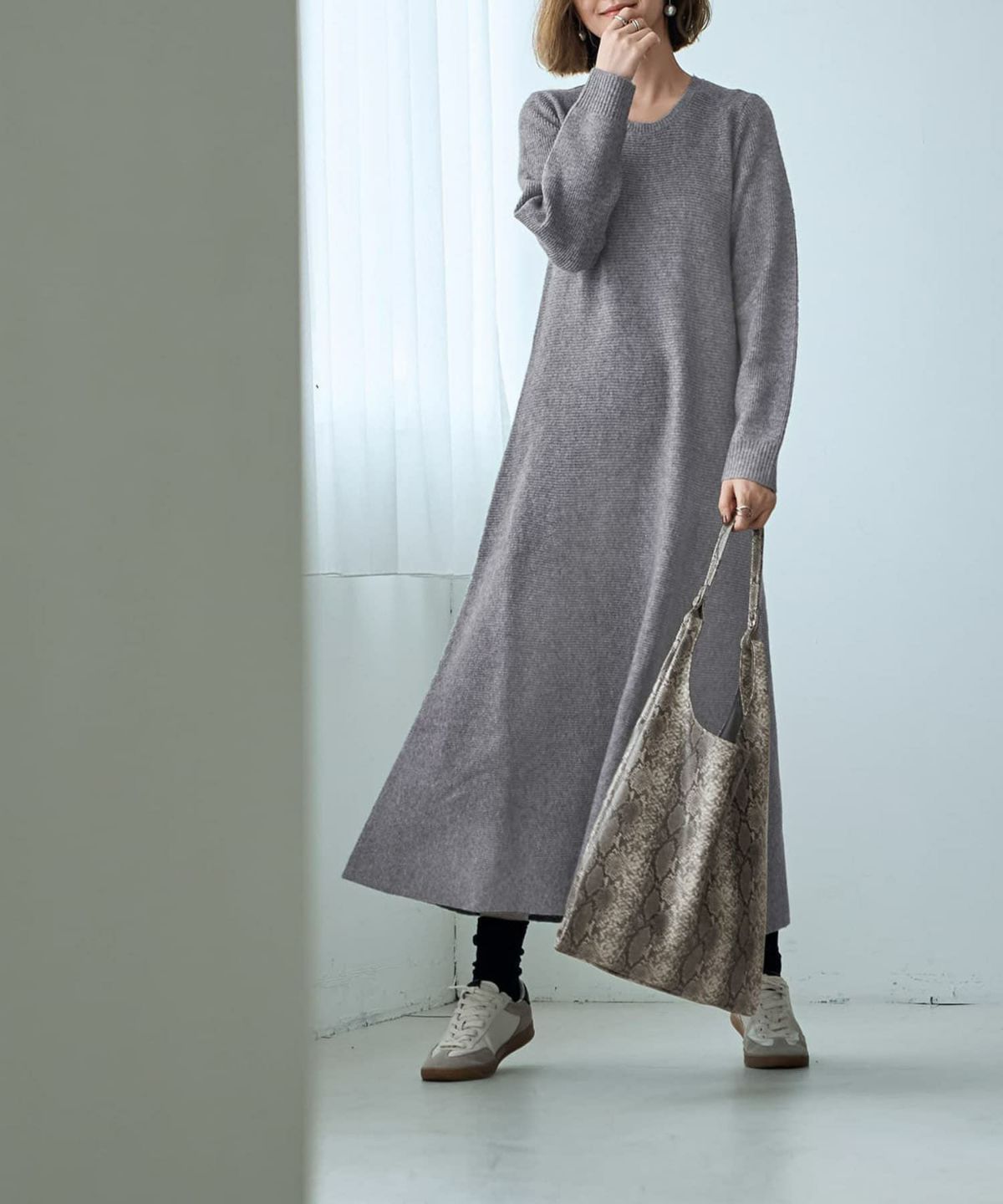 着用イメージ 166cm グレー 02サイズ