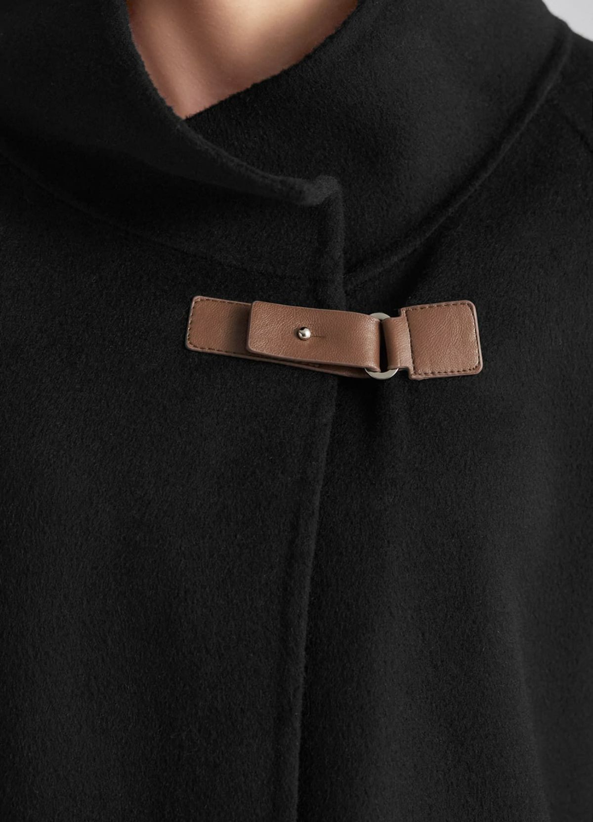 スタンドネックリバーコート