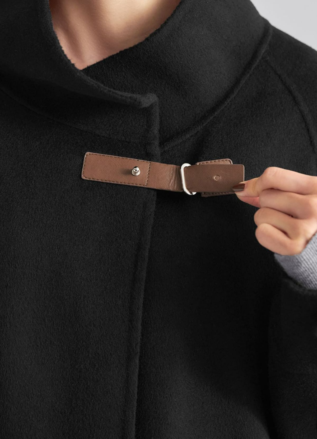 着用イメージ 165cm ブラック