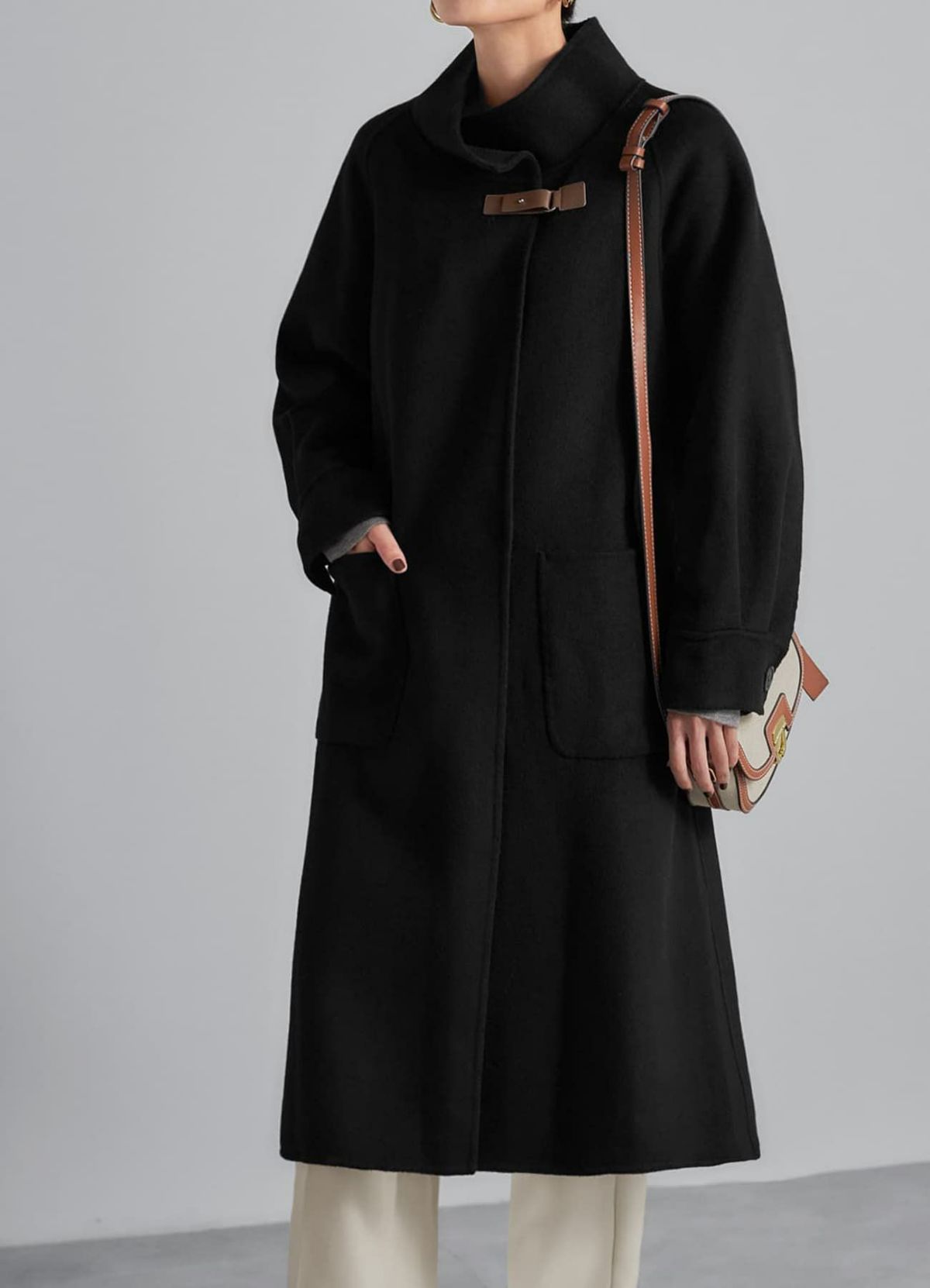 着用イメージ 165cm ブラック