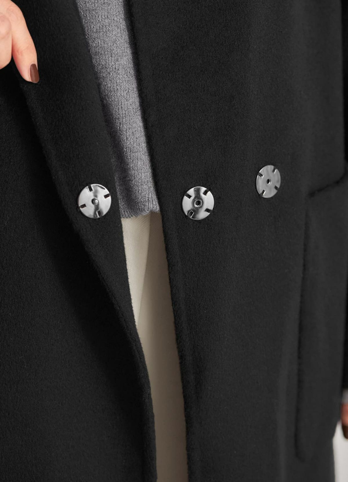 着用イメージ 165cm ブラック