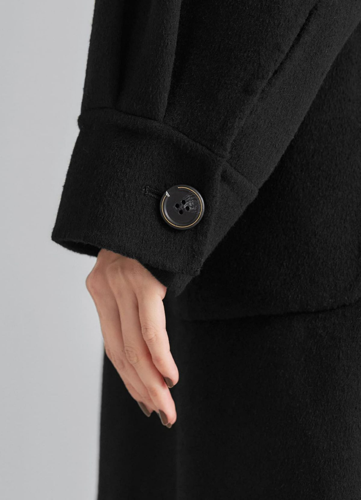 着用イメージ 165cm ブラック