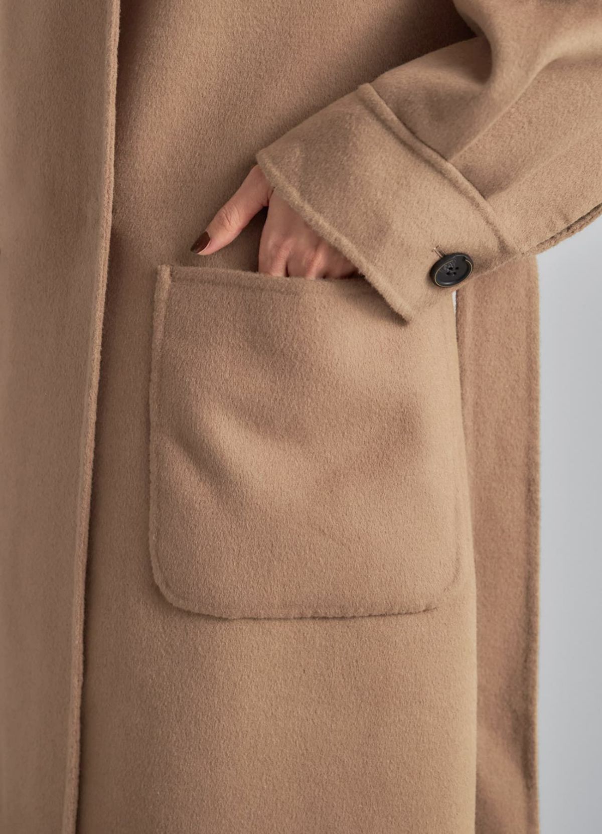 着用イメージ 165cm キャメル