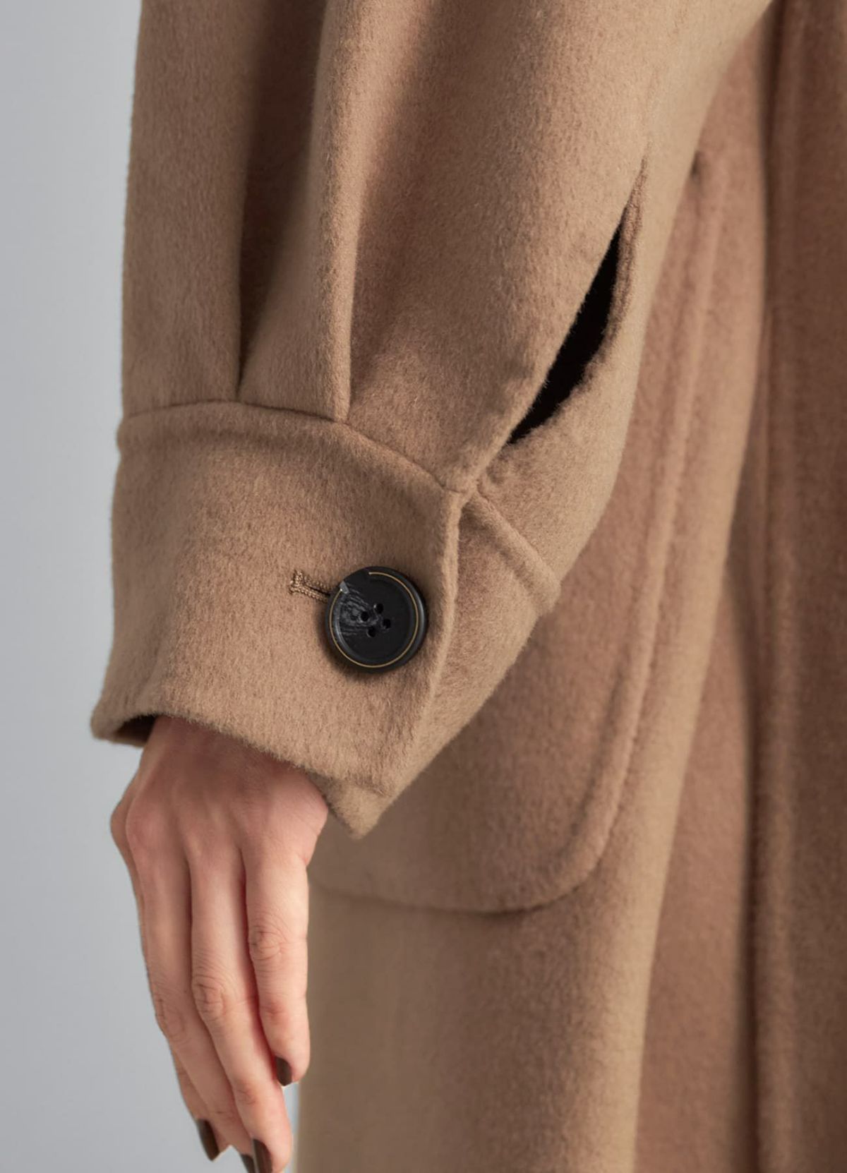 着用イメージ 165cm キャメル