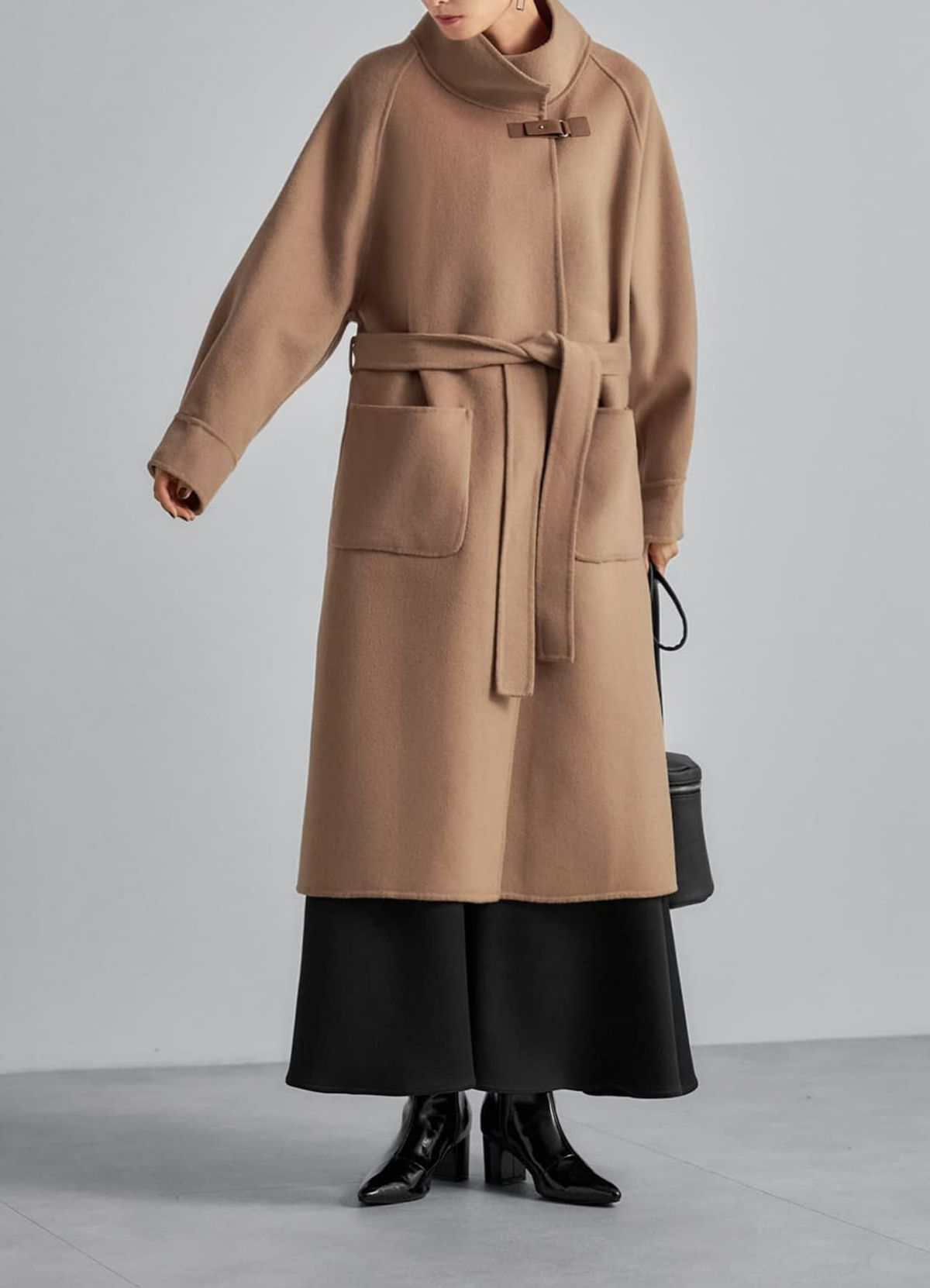 着用イメージ 165cm キャメル