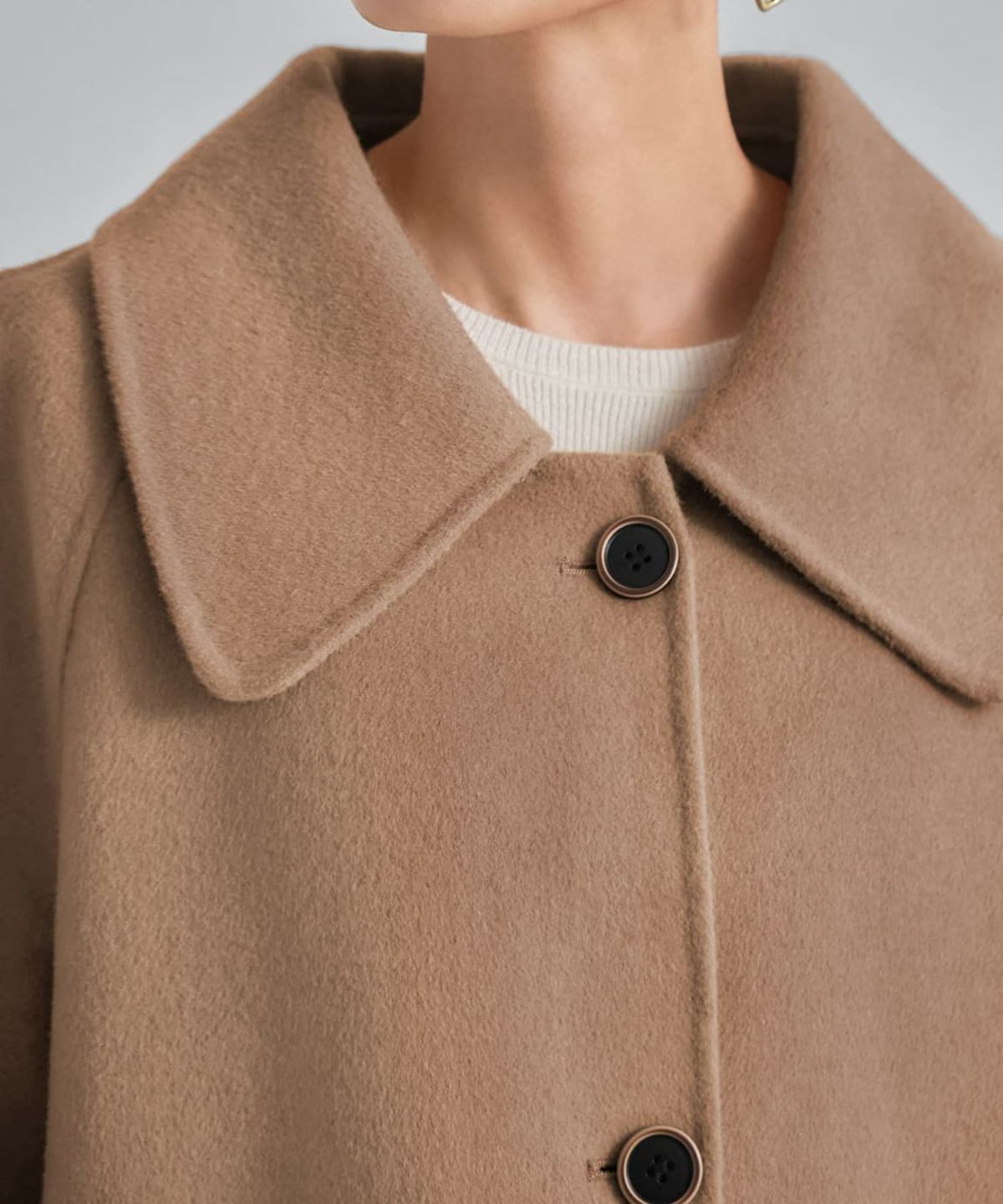 着用イメージ 165cm キャメル