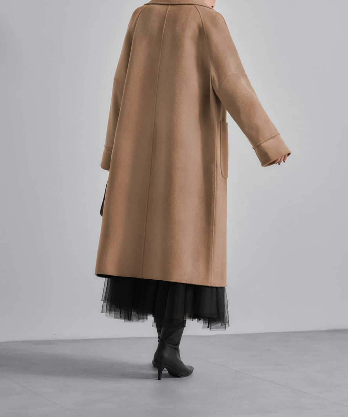 着用イメージ 165cm キャメル