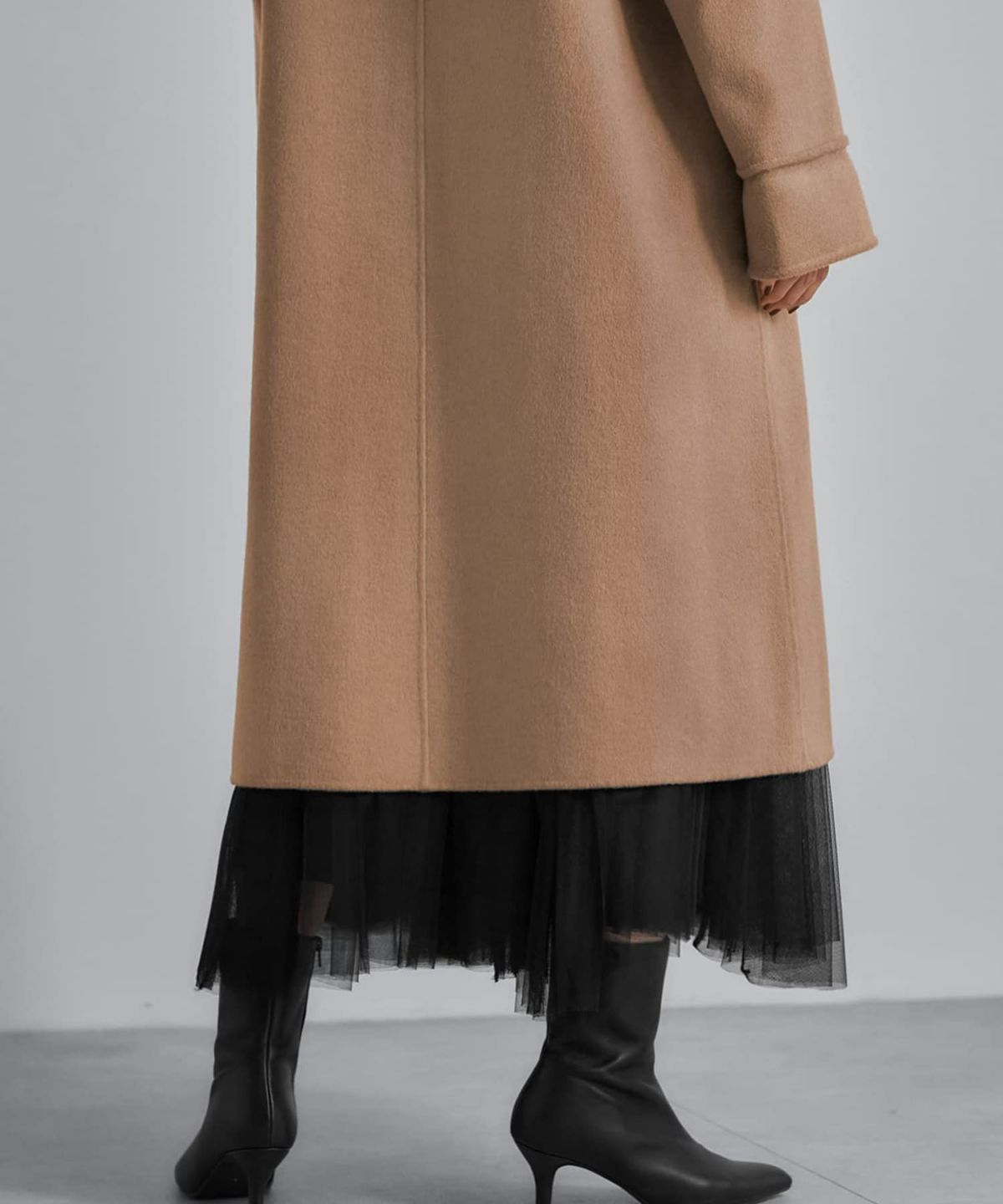 着用イメージ 165cm キャメル