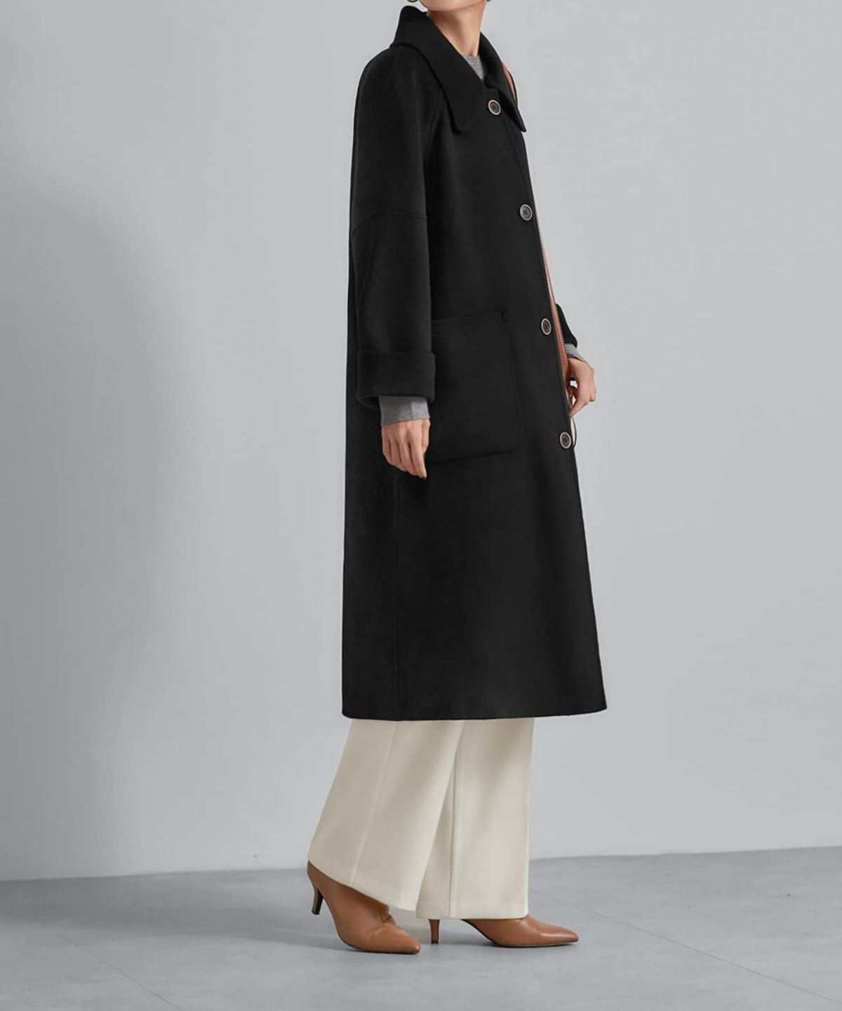 着用イメージ 165cm ブラック