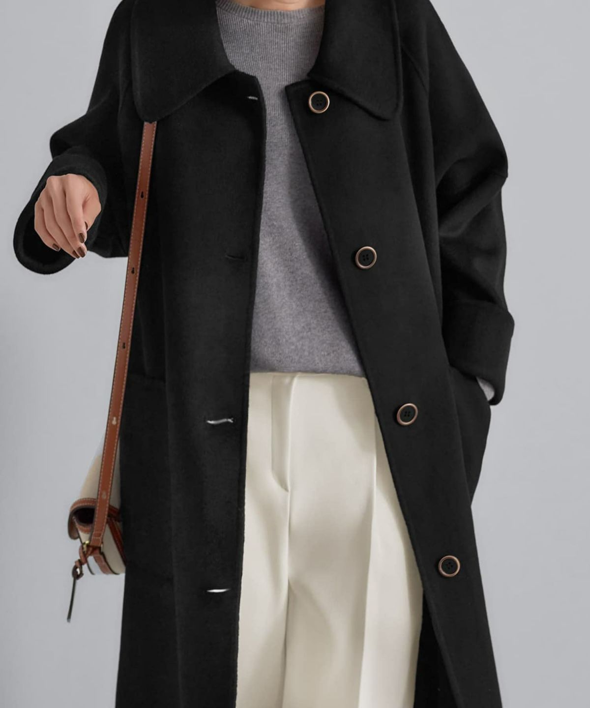 着用イメージ 165cm ブラック