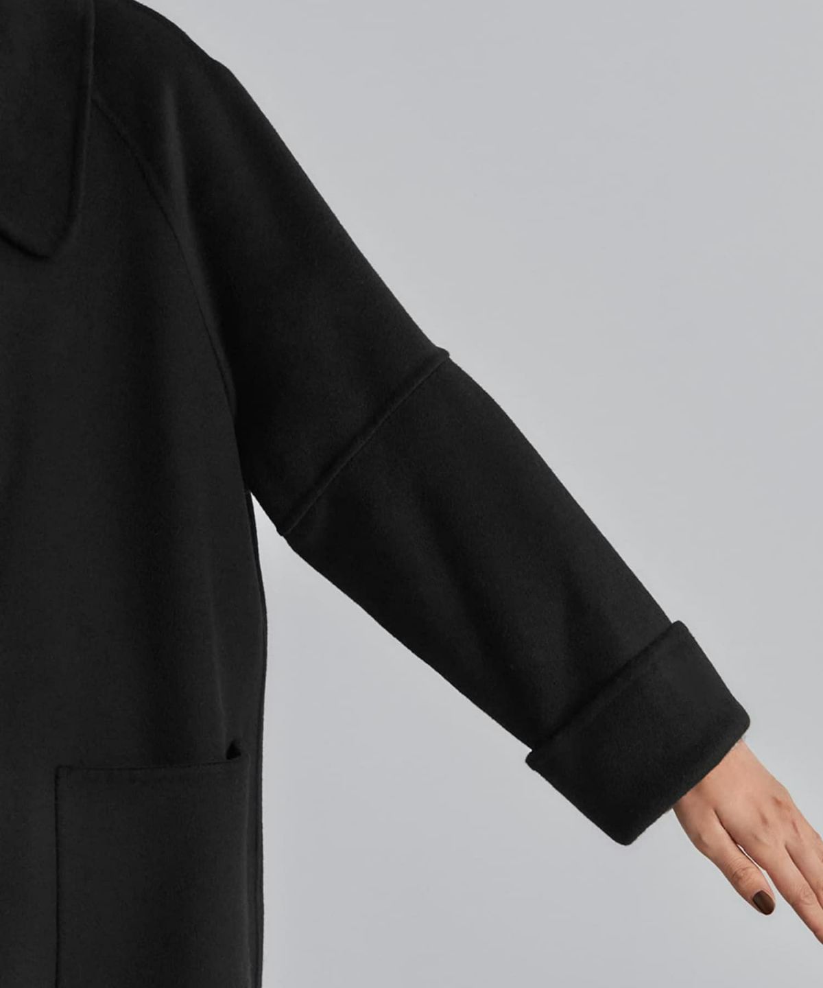 着用イメージ 165cm ブラック