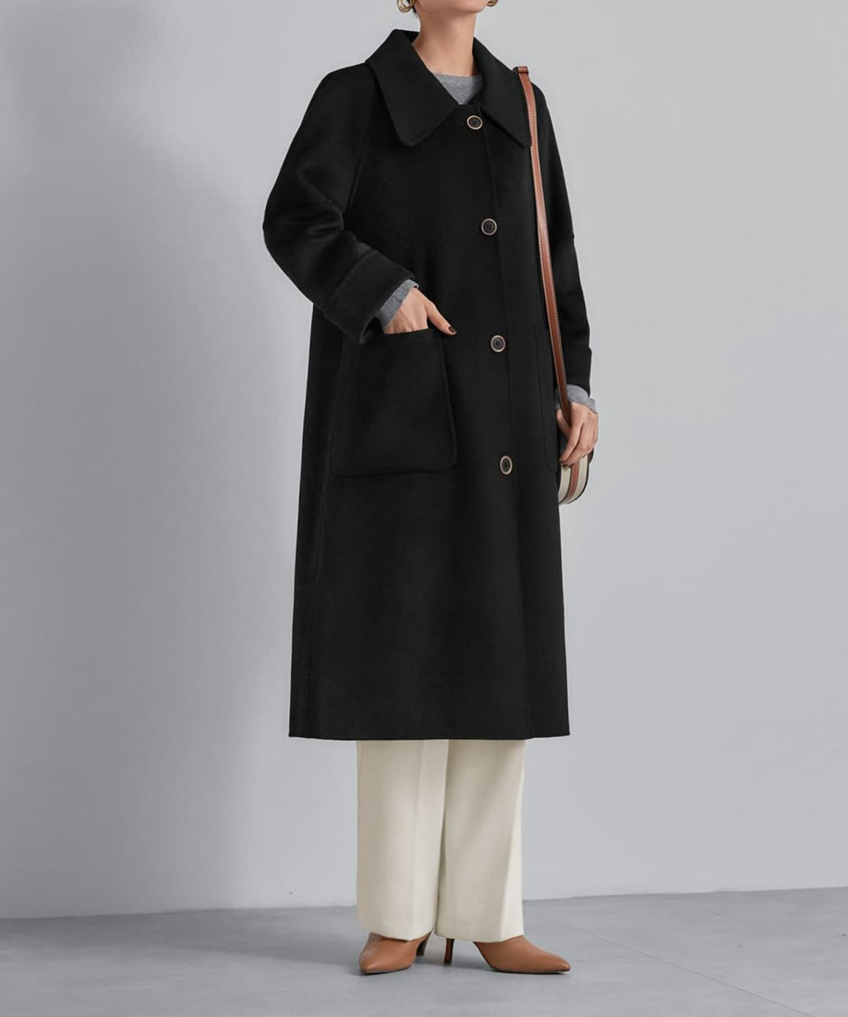 着用イメージ 165cm ブラック