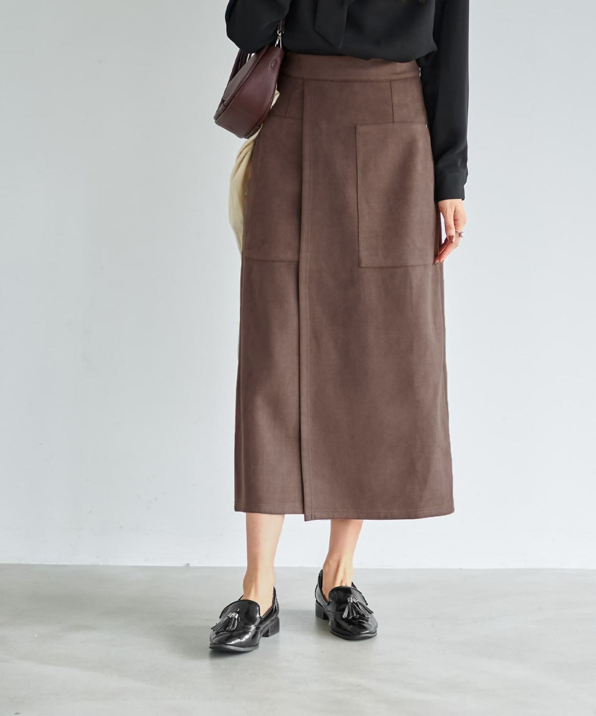 着用イメージ 166cm ブラウン Sサイズ
