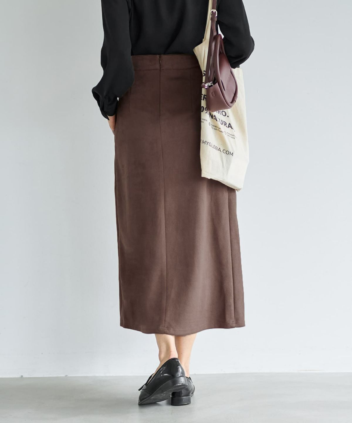 着用イメージ 166cm ブラウン Sサイズ