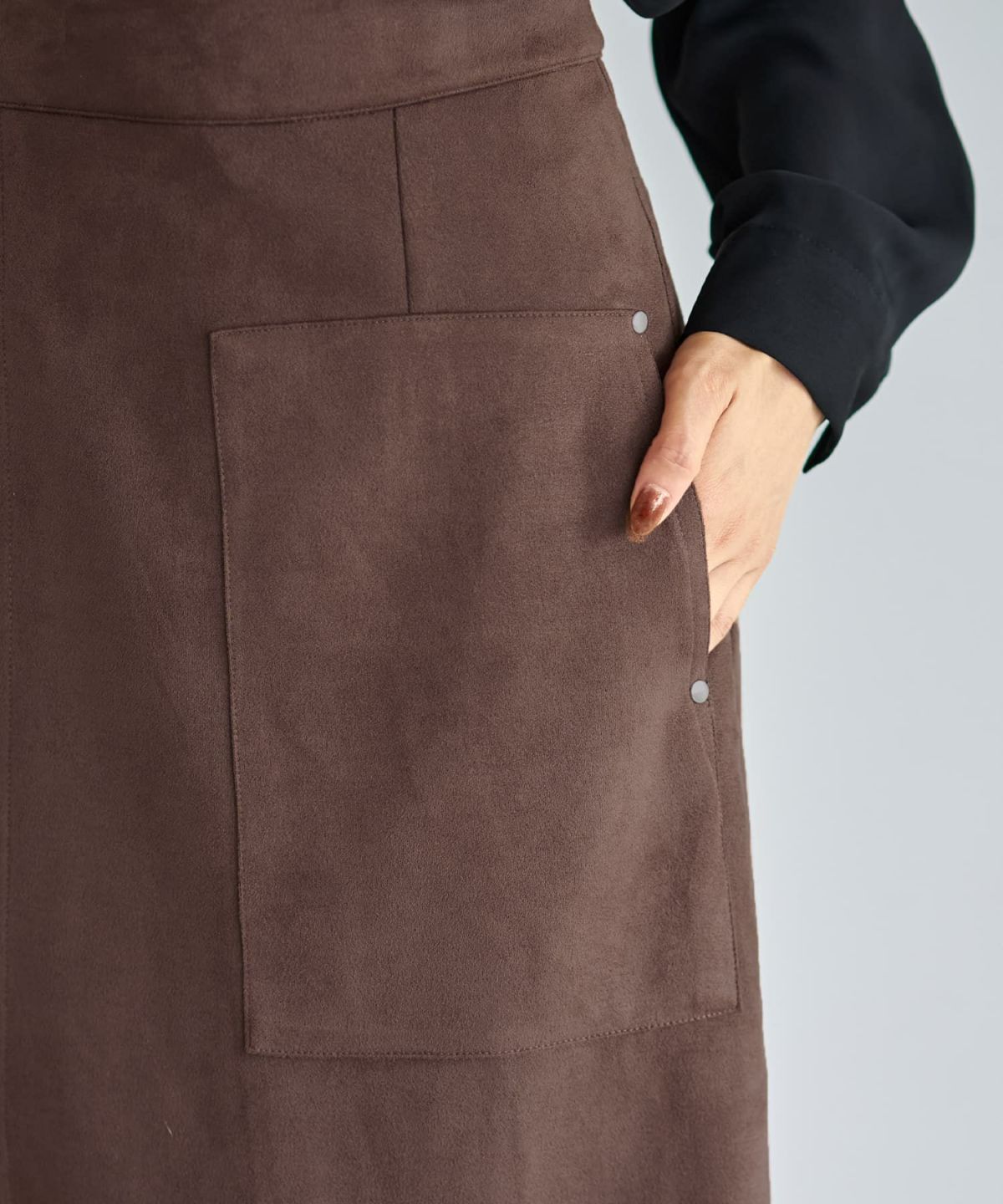 着用イメージ 166cm ブラウン Sサイズ