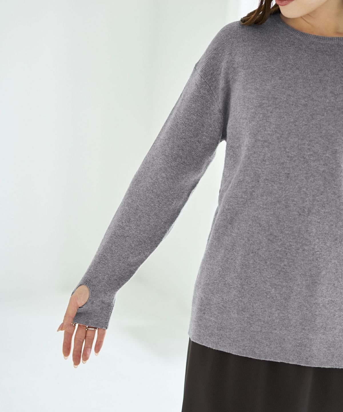 着用イメージ 166cm グレー