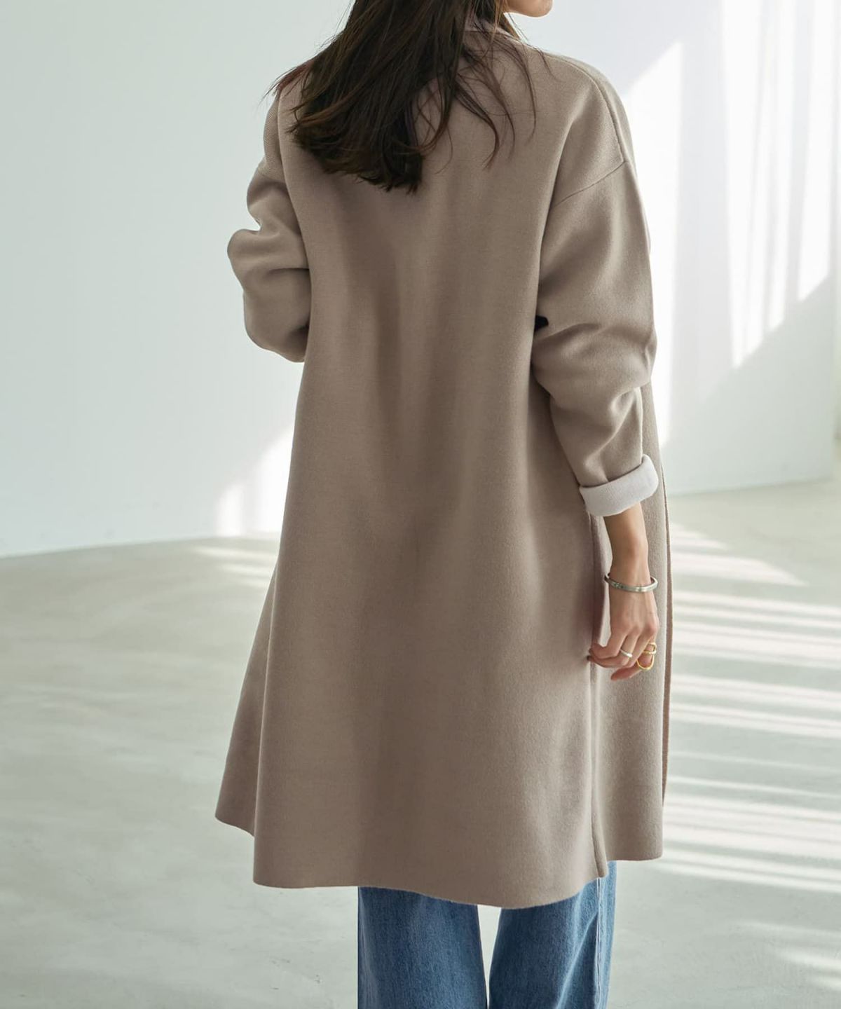 着用イメージ 165cm ドライベージュ