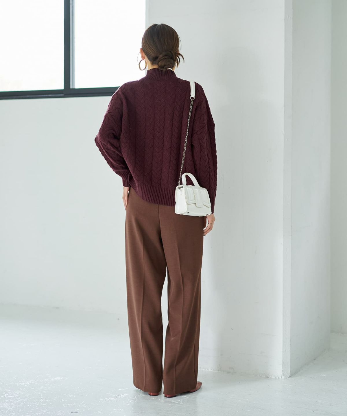 着用イメージ 166cm レーズン