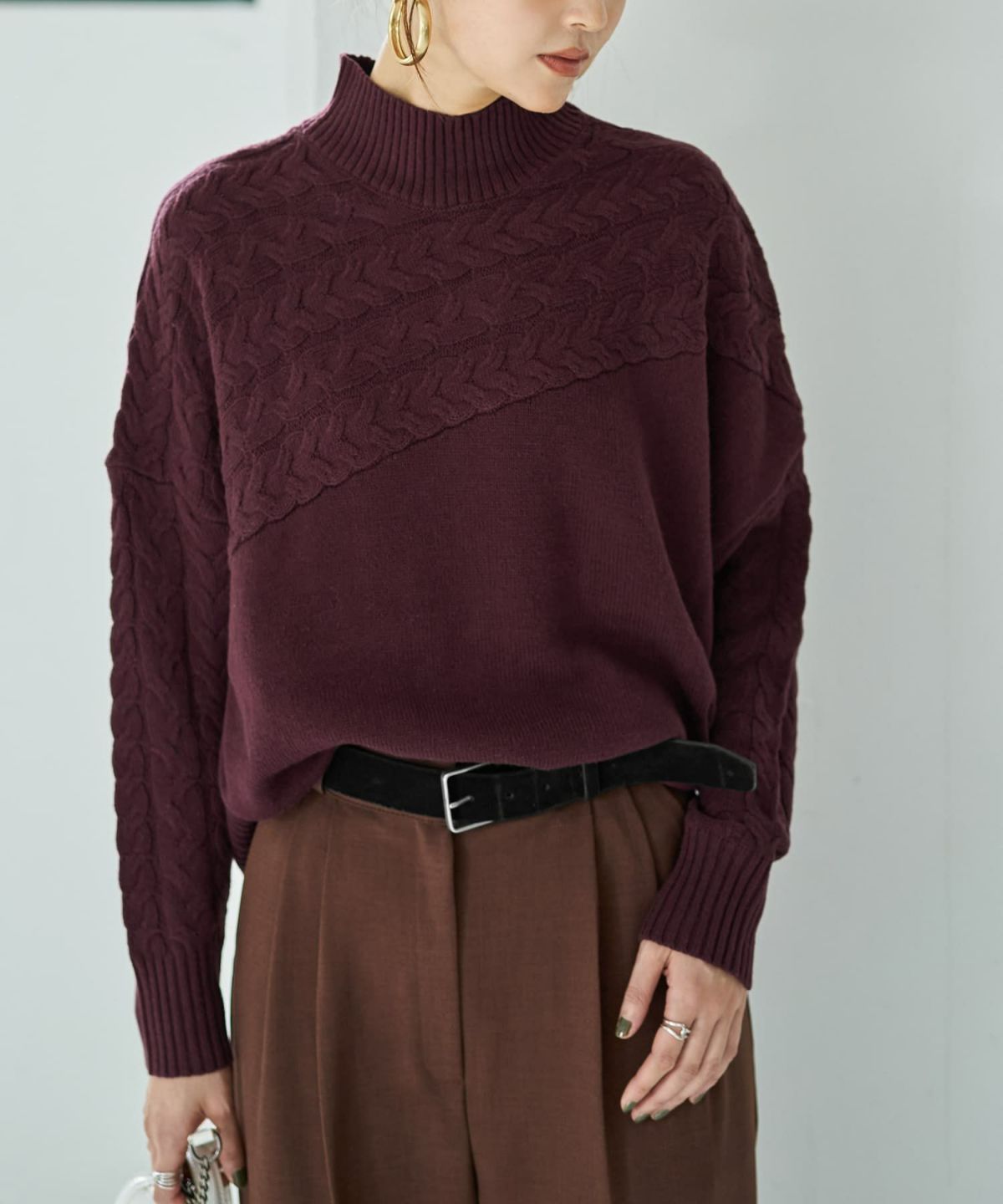 着用イメージ 166cm レーズン