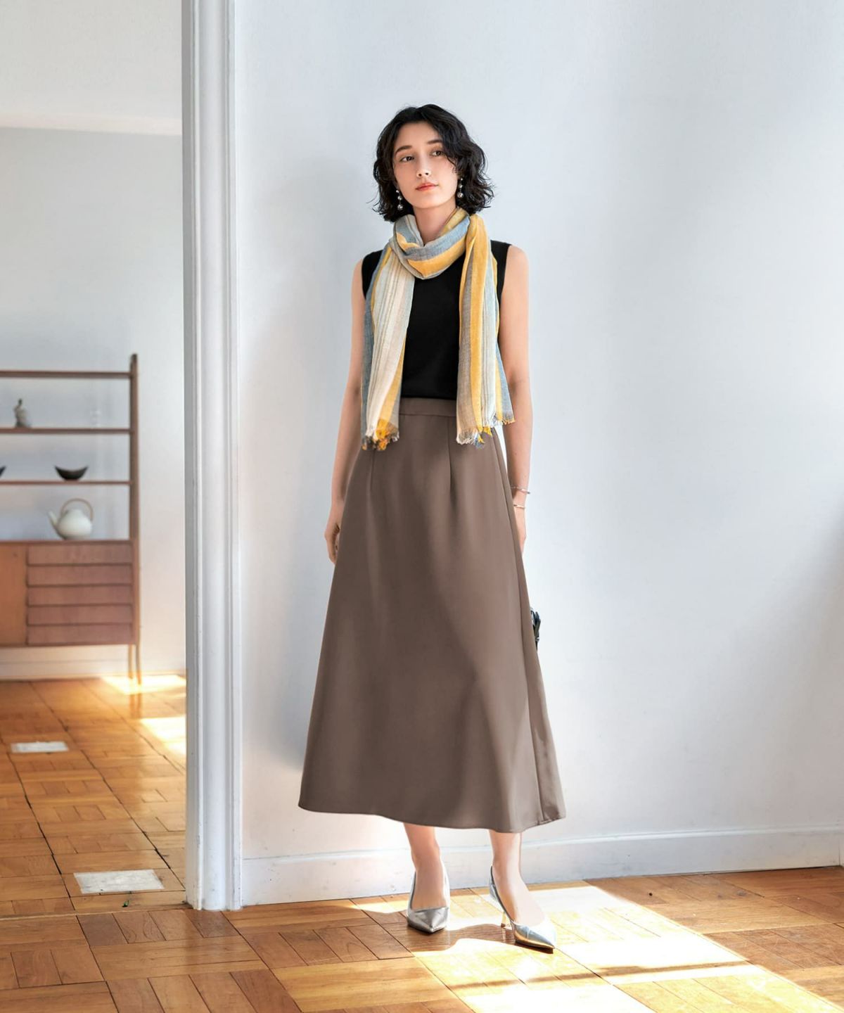 着用イメージ 165㎝　02サイズ カカオグレー