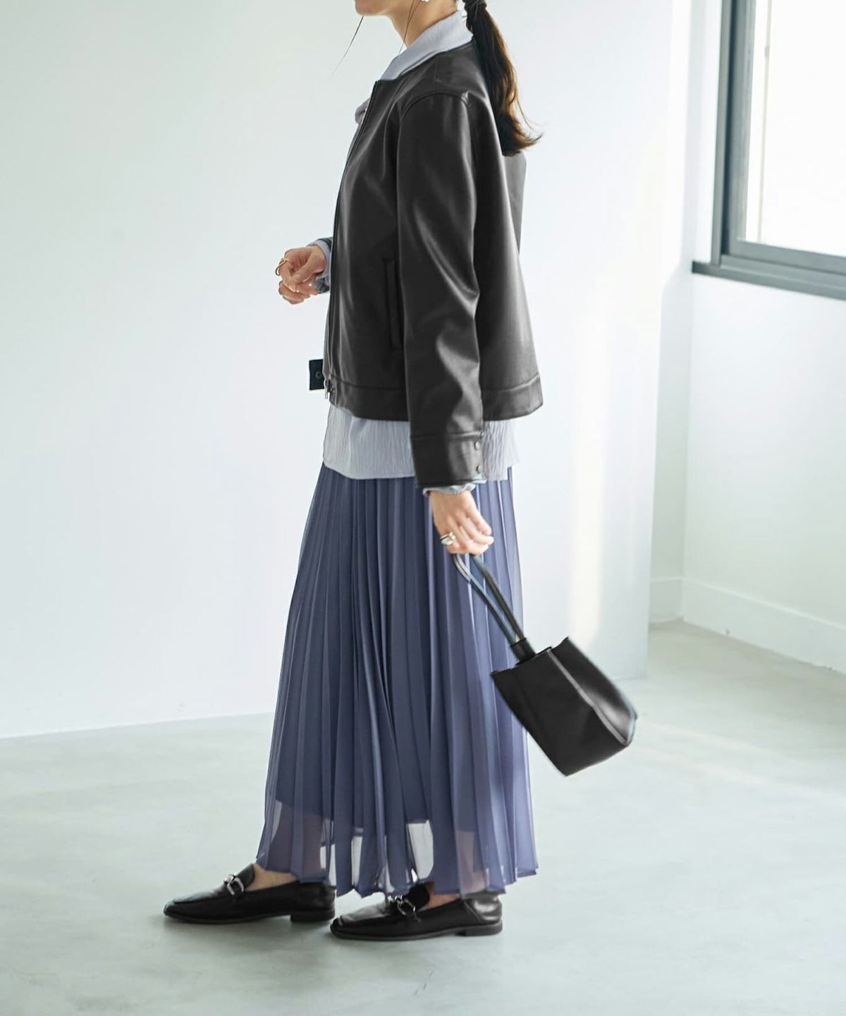 着用イメージ 165cm ブラック S-Mサイズ