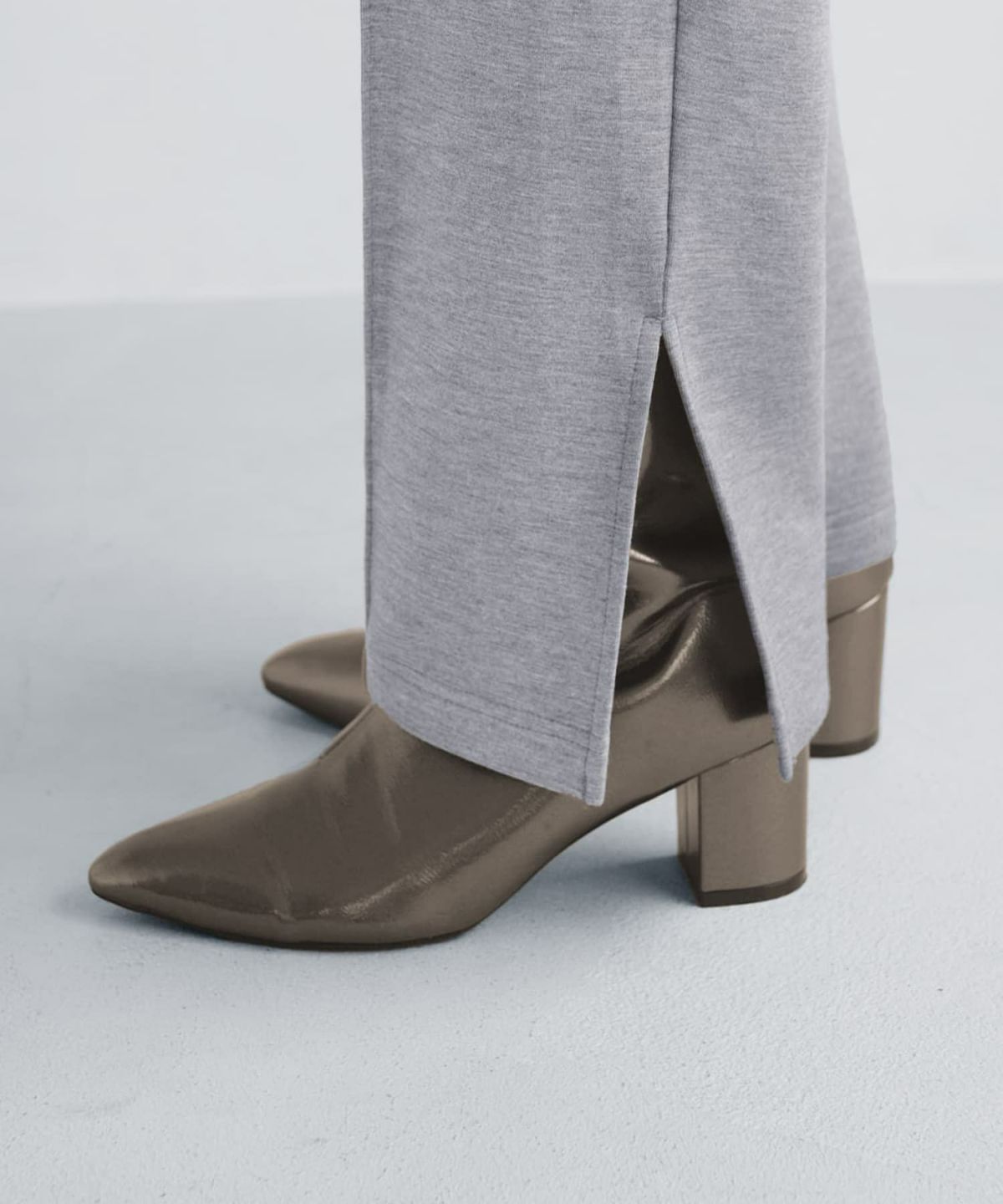 着用イメージ 165cm グレー Sサイズ（股下69cm）