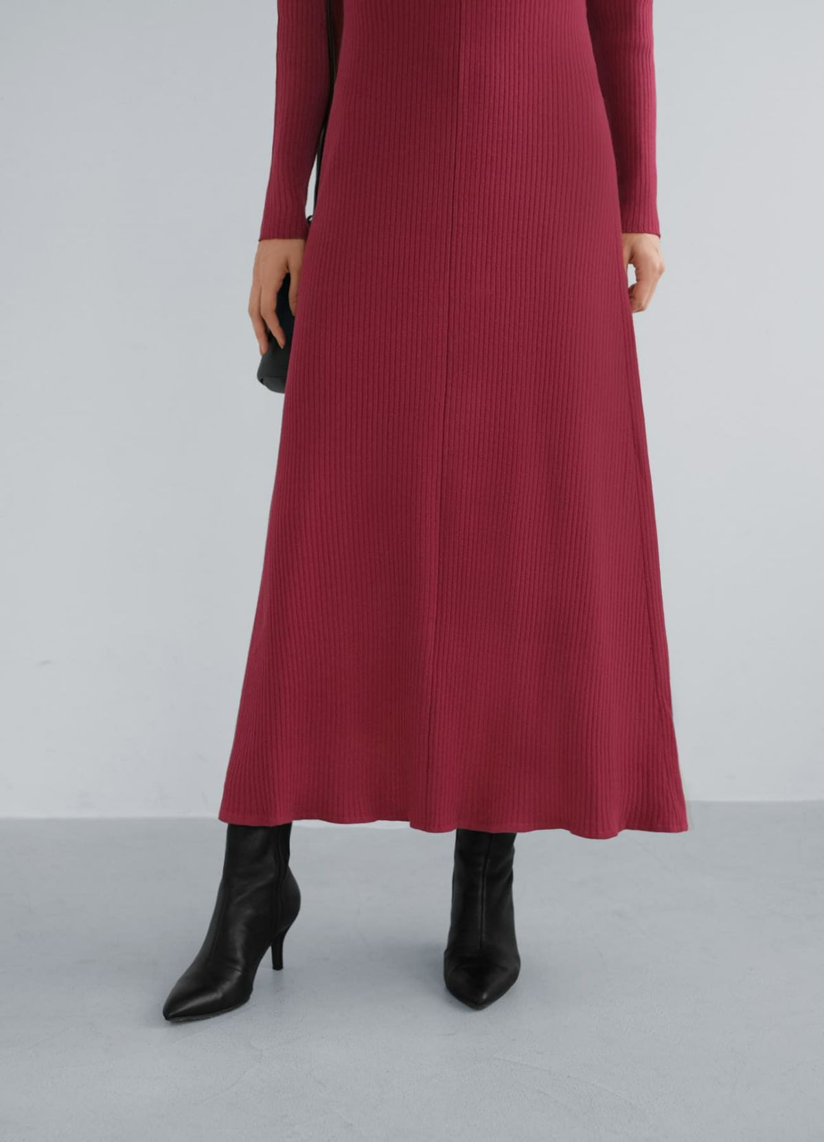 着用イメージ 168cm 着用サイズ 02 ダークレッド