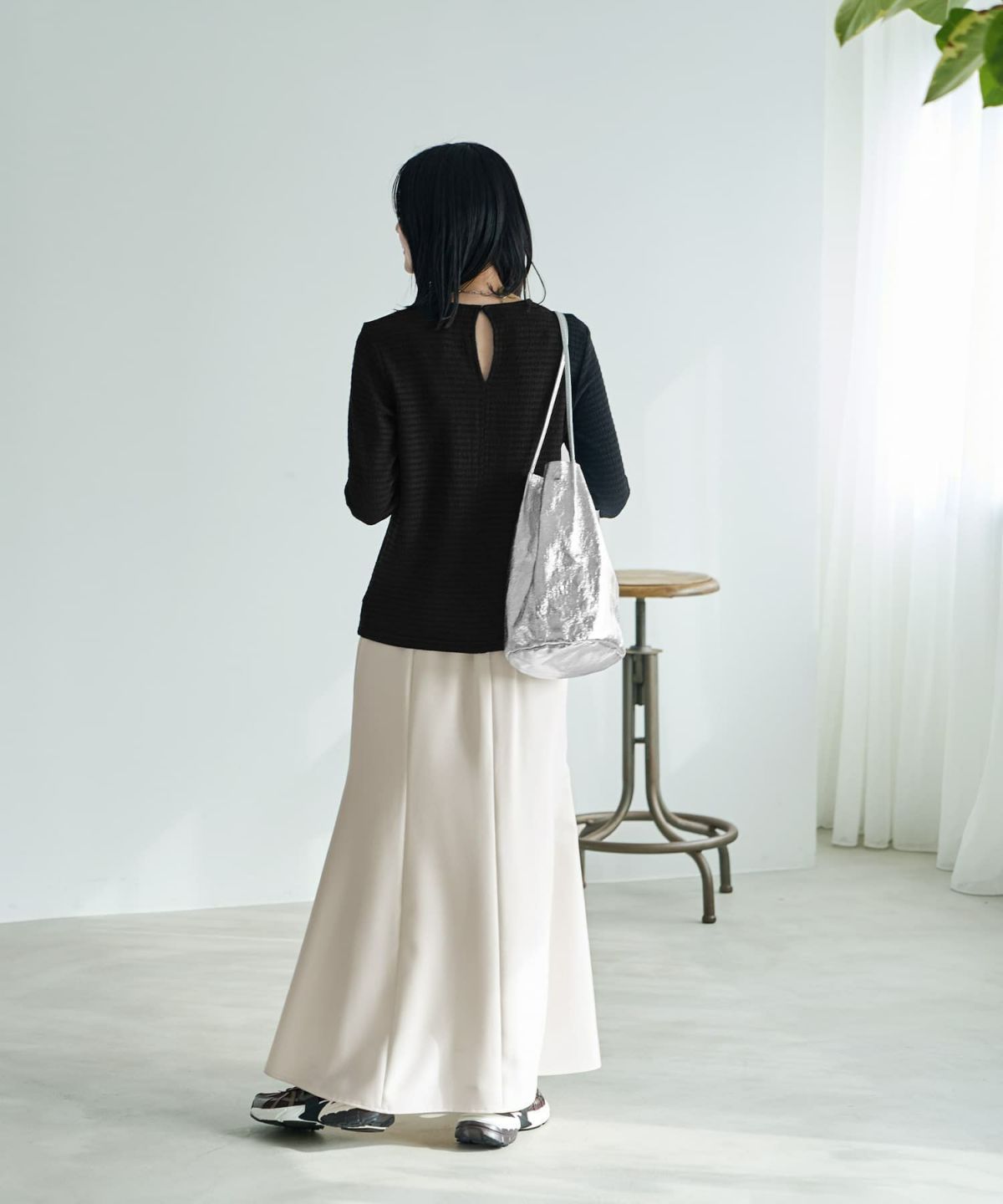 着用イメージ 164cm ブラック