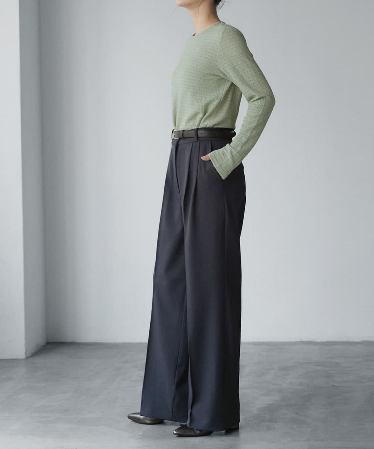 着用イメージ 165cm セージ