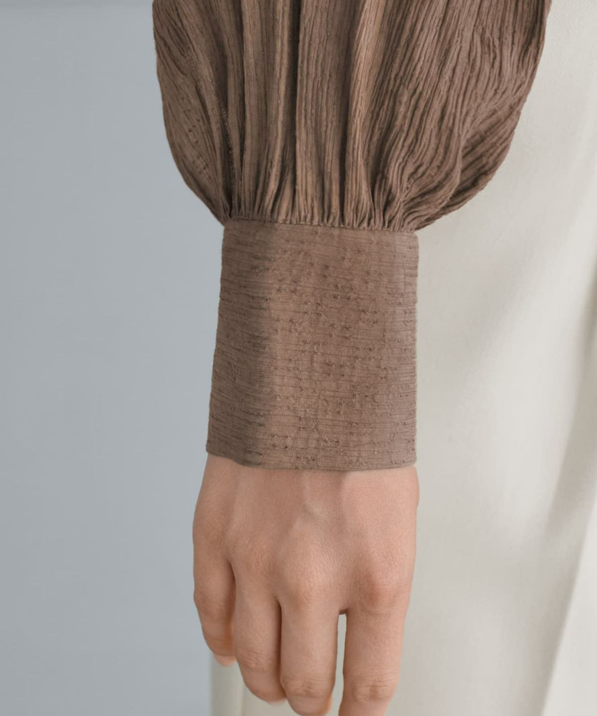 着用イメージ 167cm セピアブラウン