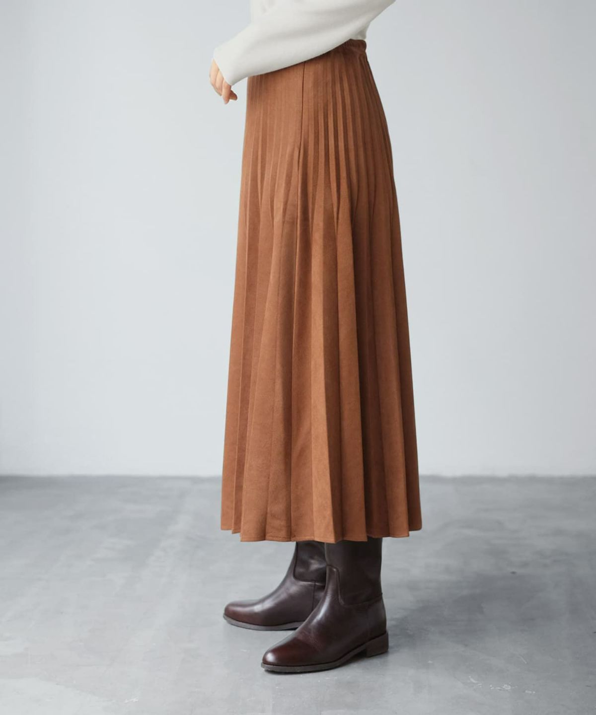 着用イメージ 166cm ブラウン 02サイズ