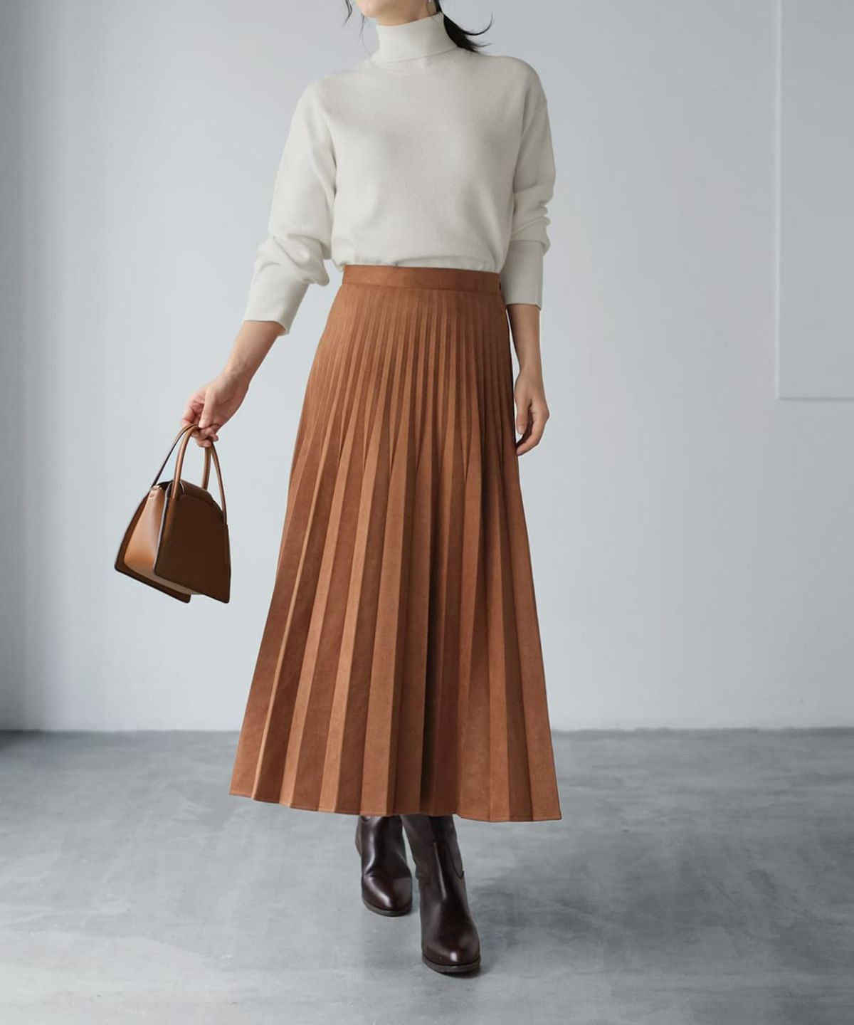 着用イメージ 166cm ブラウン 02サイズ