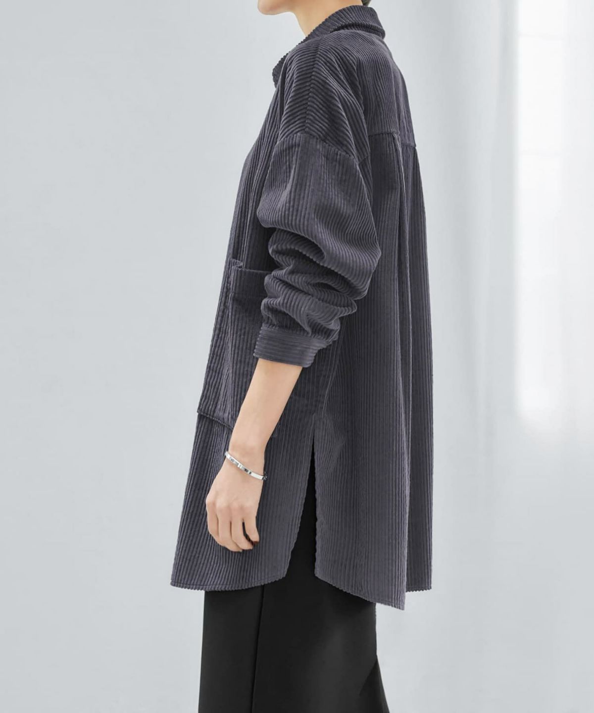 着用イメージ 168cm ダークグレー