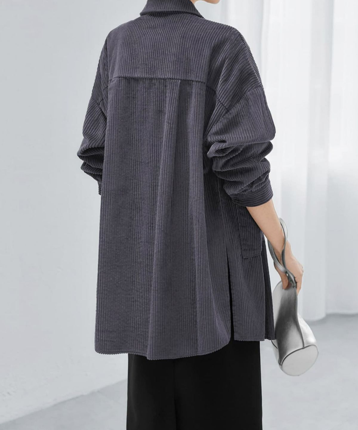 着用イメージ 168cm ダークグレー