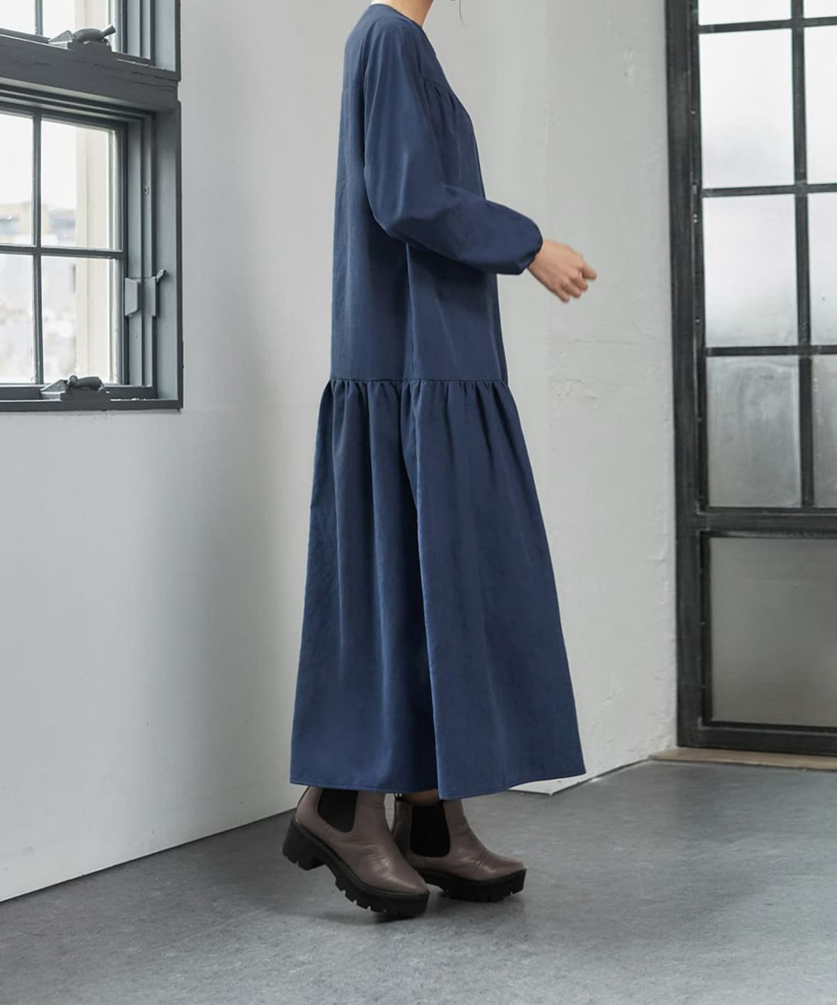 着用イメージ 166cm 着用サイズ 02 ネイビー