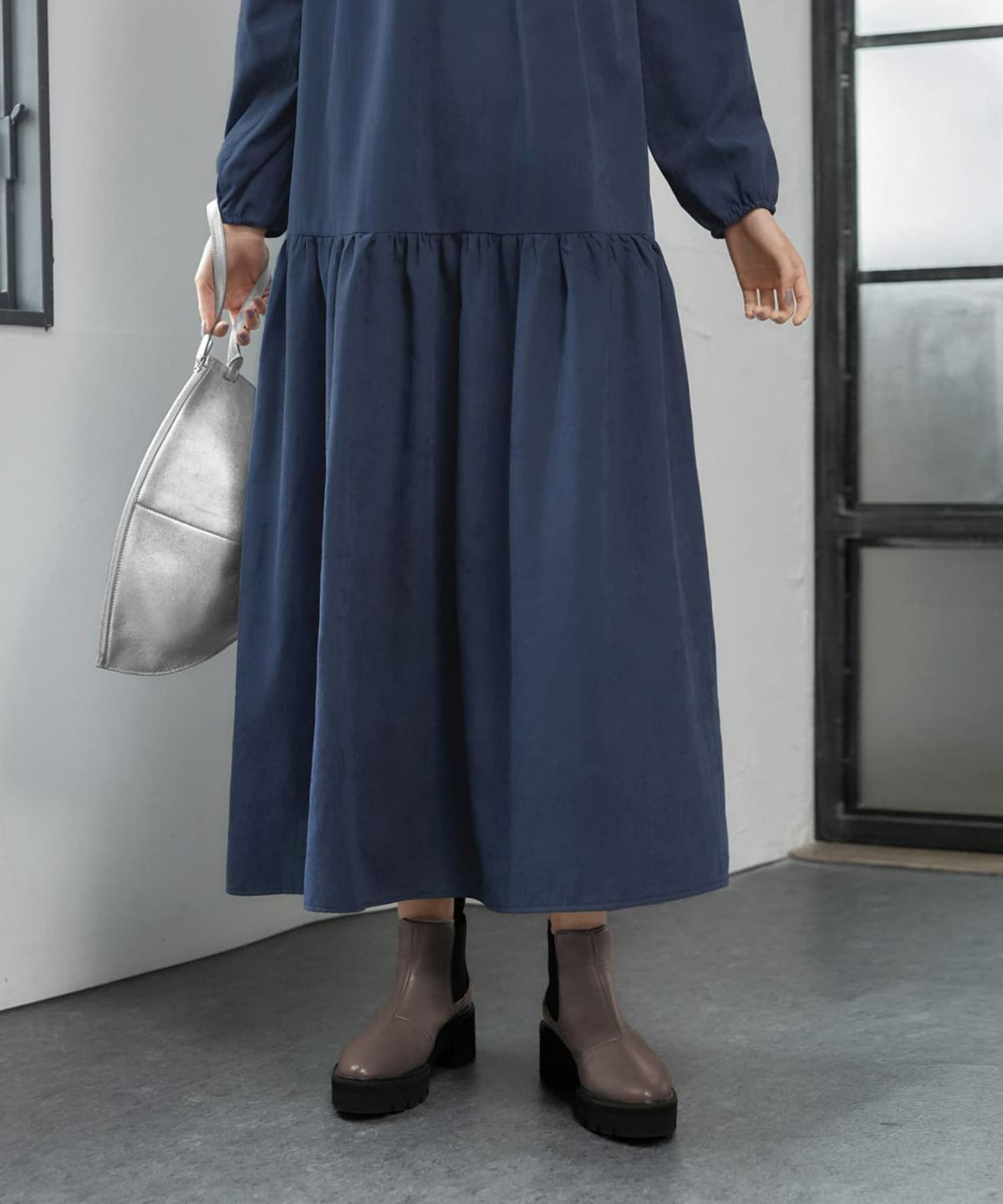 着用イメージ 166cm 着用サイズ 02 ネイビー