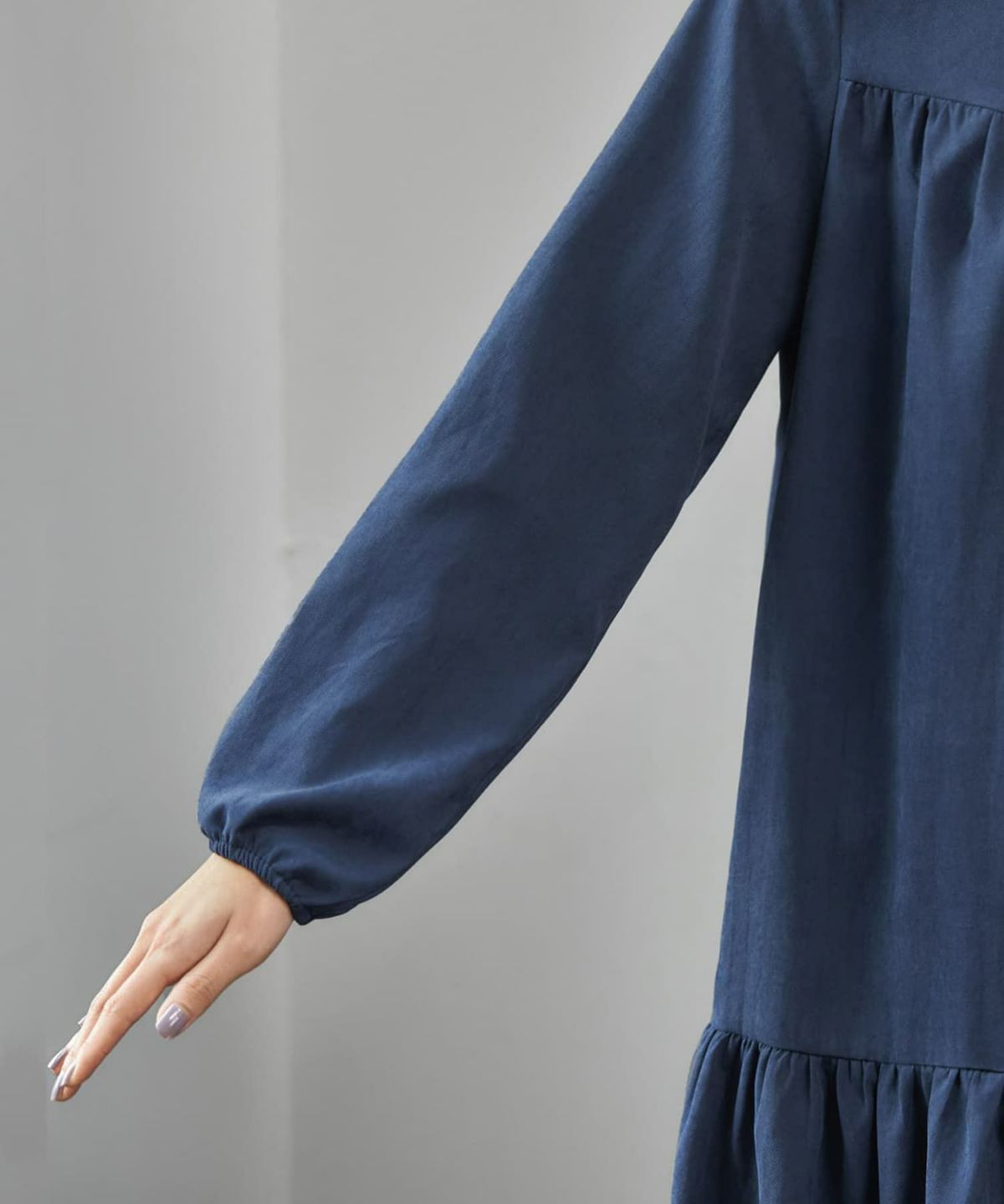 着用イメージ 166cm 着用サイズ 02 ネイビー