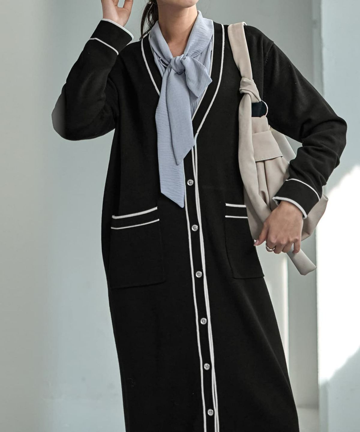 着用イメージ 168cm ブラック 02サイズ