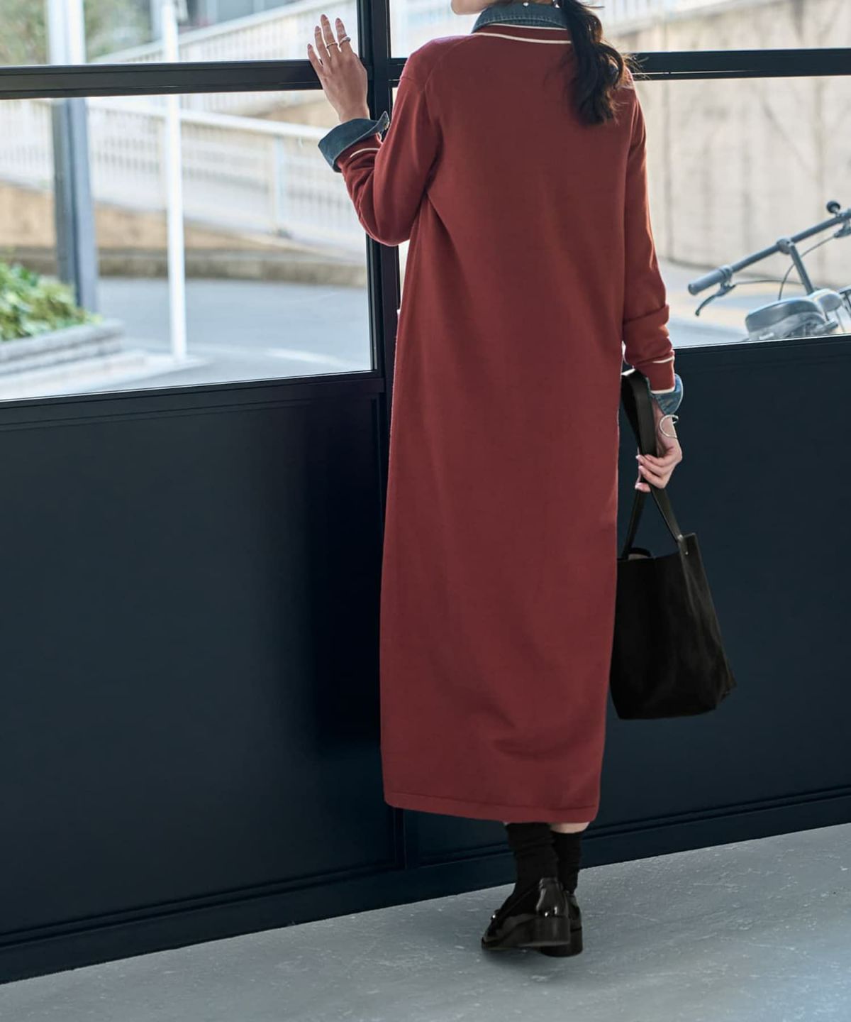 着用イメージ 168cm カッパープラウン 02サイズ