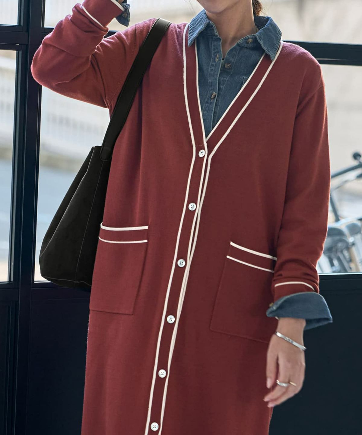 着用イメージ 168cm カッパープラウン 02サイズ