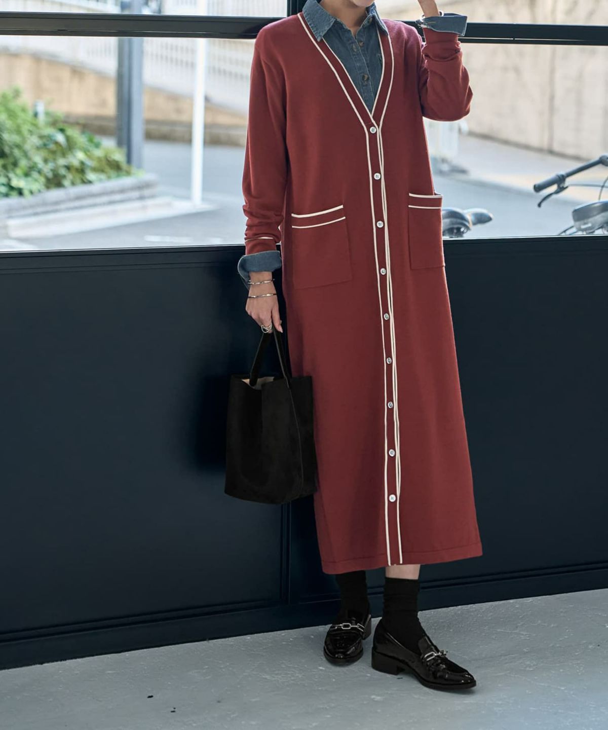 着用イメージ 168cm カッパープラウン 02サイズ