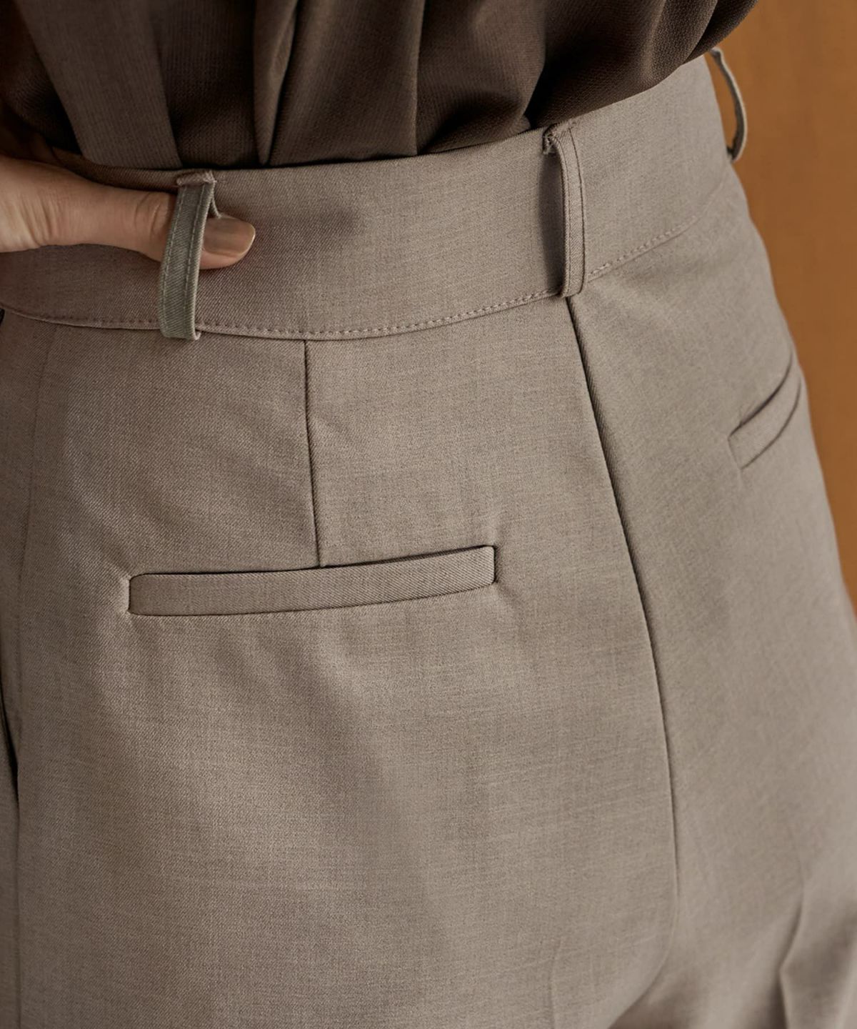 着用イメージ 166cm Sサイズ グレージュ