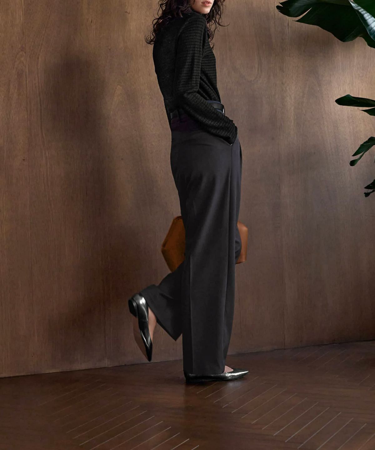 着用イメージ 167cm Sサイズ チャコール