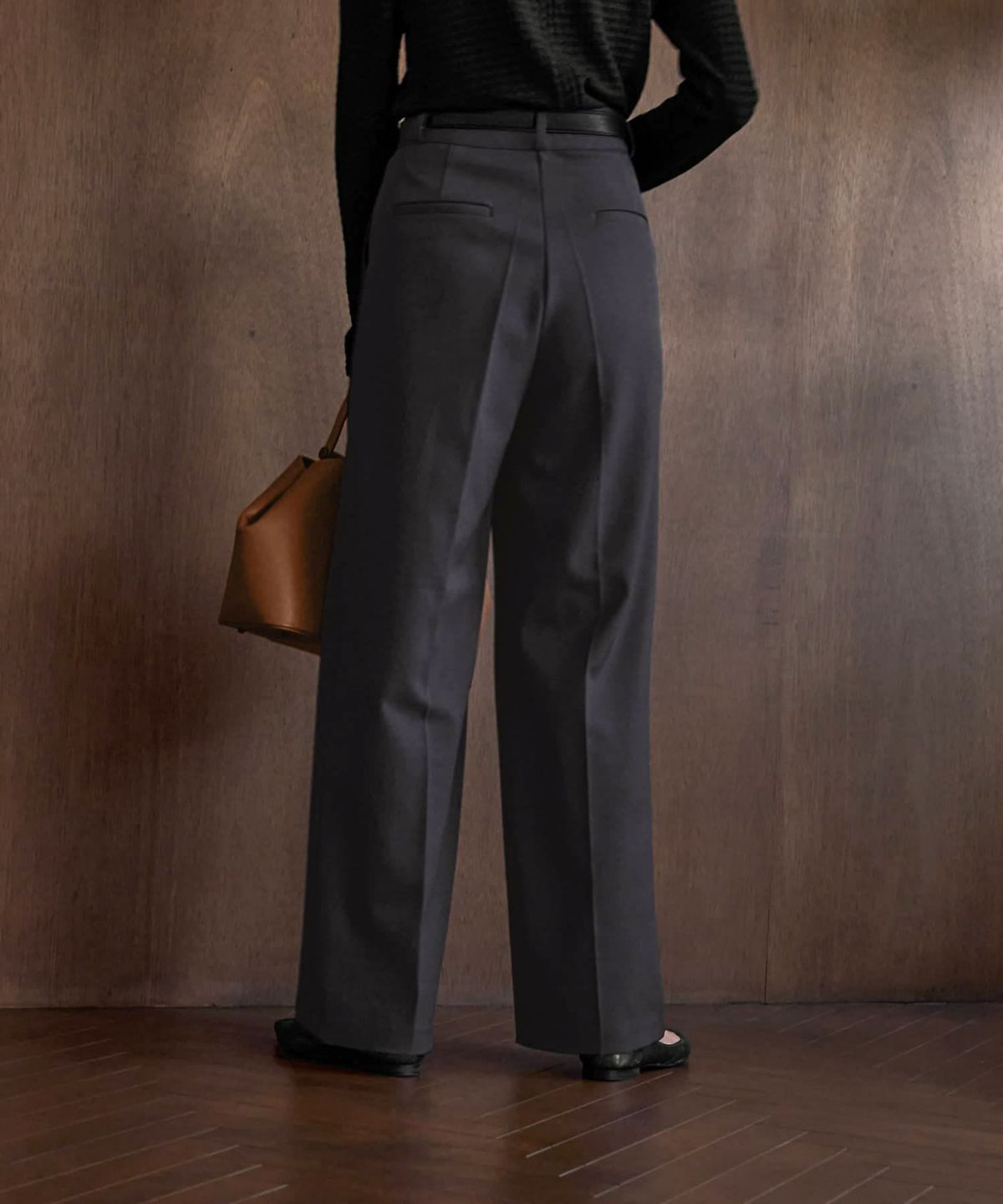 着用イメージ 167cm Sサイズ チャコール