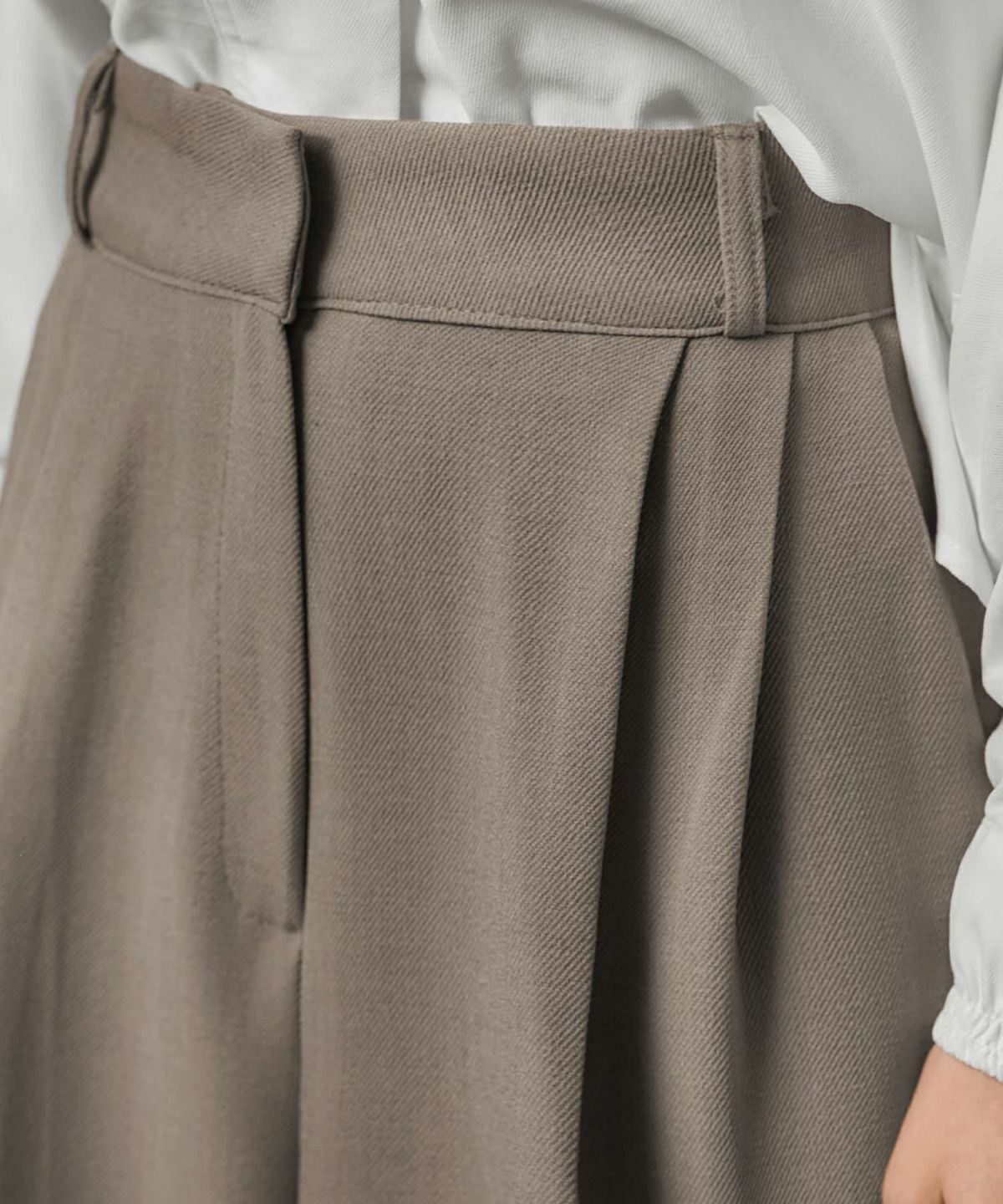 着用イメージ 168cm 着用サイズ S ニュアンスグレー