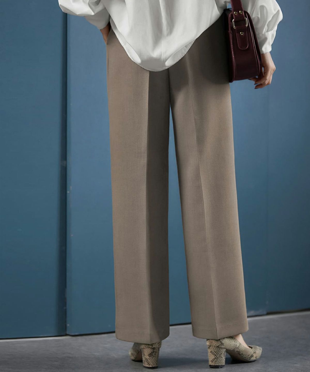 着用イメージ 168cm 着用サイズ S ニュアンスグレー