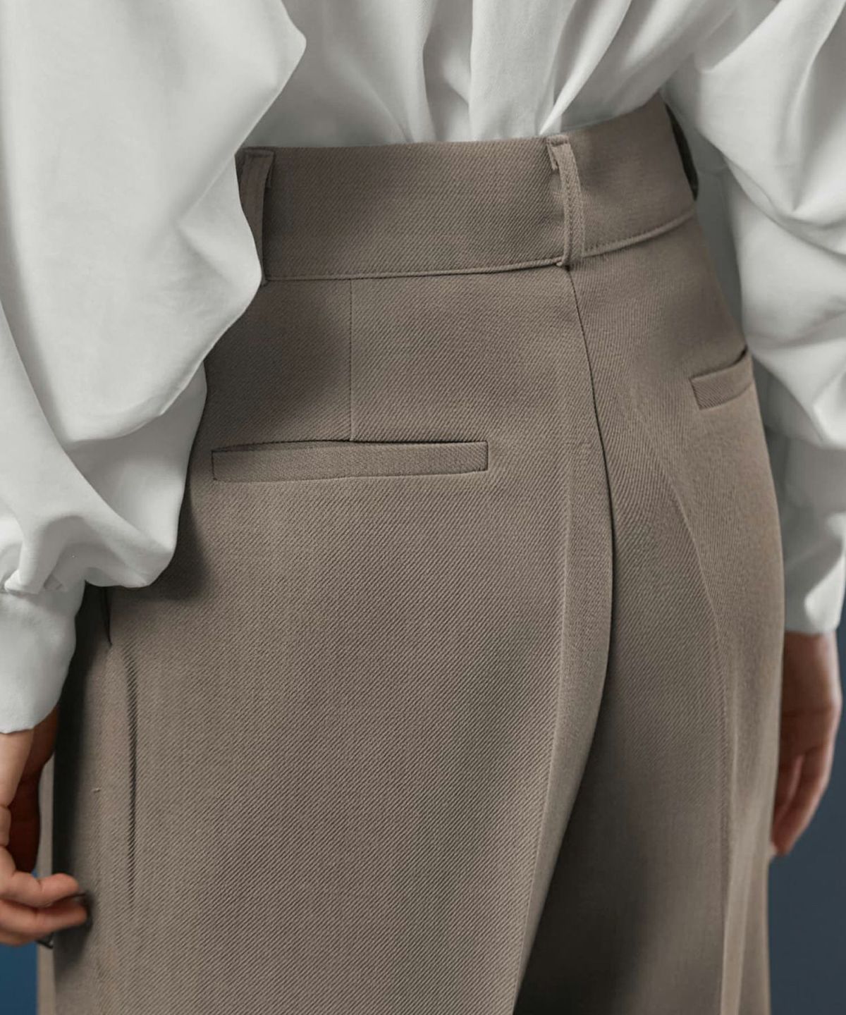 着用イメージ 168cm 着用サイズ S ニュアンスグレー