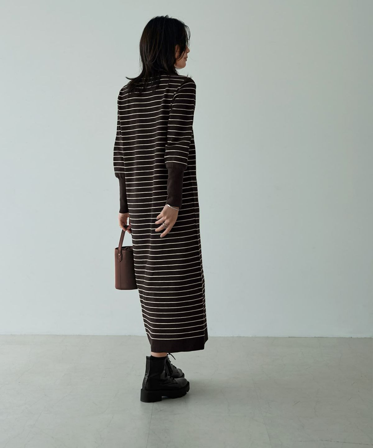 着用イメージ 166cm コーヒーミックス 02サイズ 